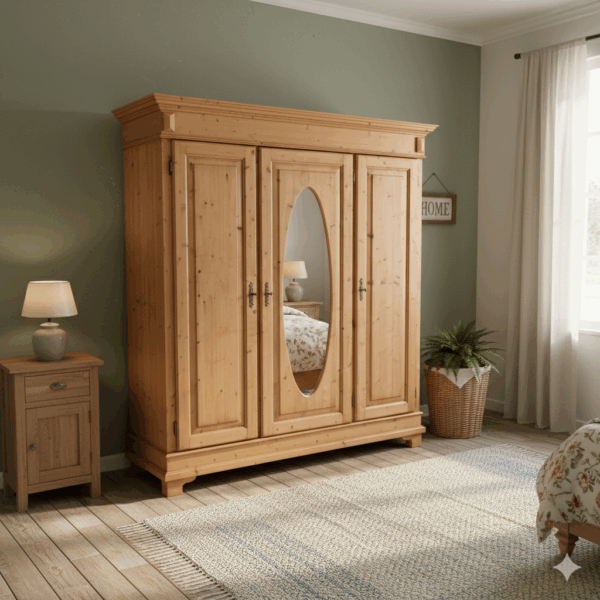 Kast Kledingkast 1,65 m Grenen - Afbeelding 2