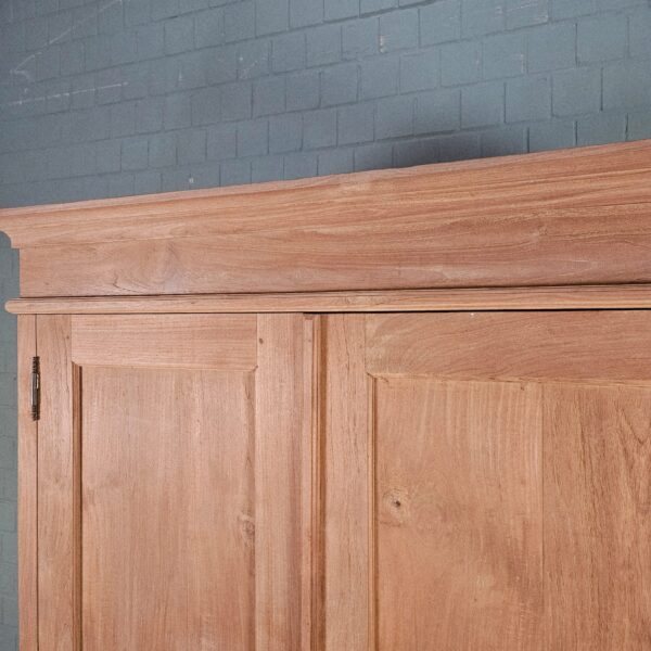 Kast Kledingkast Teak 1,35 m - Afbeelding 6