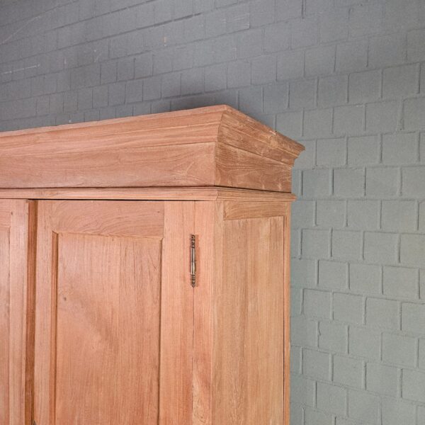 Kast Kledingkast Teak 1,35 m - Afbeelding 8