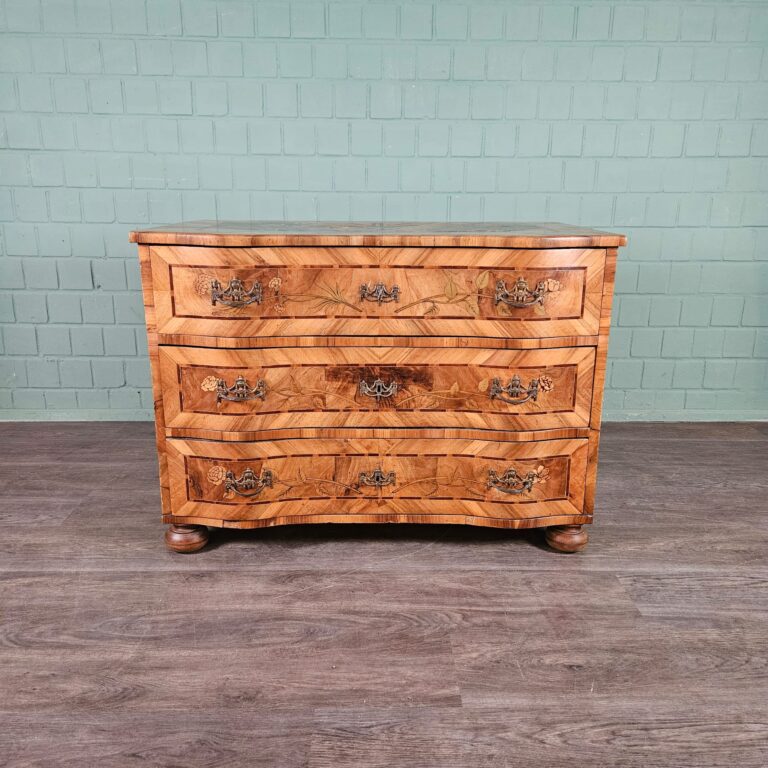 Barokcomode Commode Barok 1780 Noten - Afbeelding 3