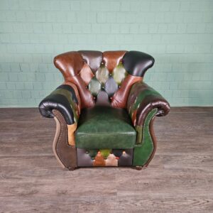 Chesterfield Fauteuil Leder Model Jungle