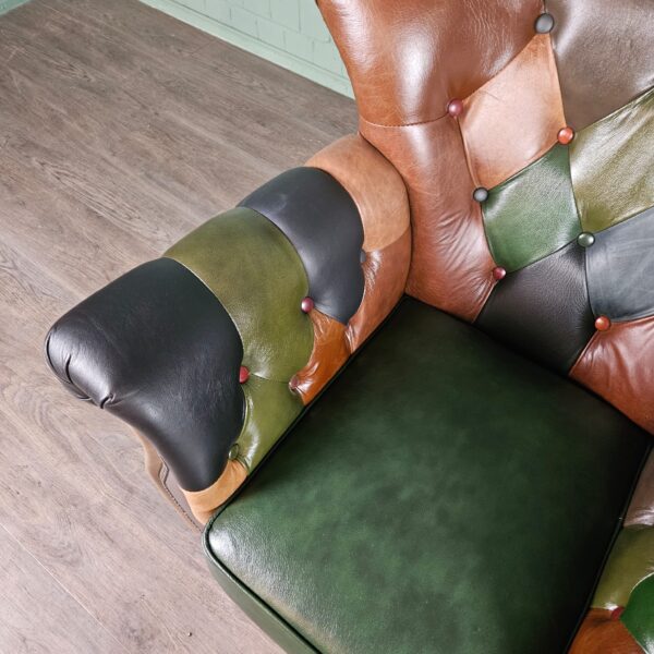 Chesterfield Fauteuil Leder Model Jungle - Afbeelding 5