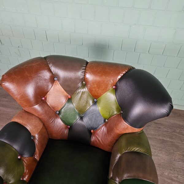 Chesterfield Fauteuil Leder Model Jungle - Afbeelding 6