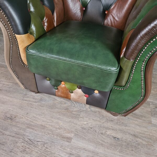 Chesterfield Fauteuil Leder Model Jungle - Afbeelding 7