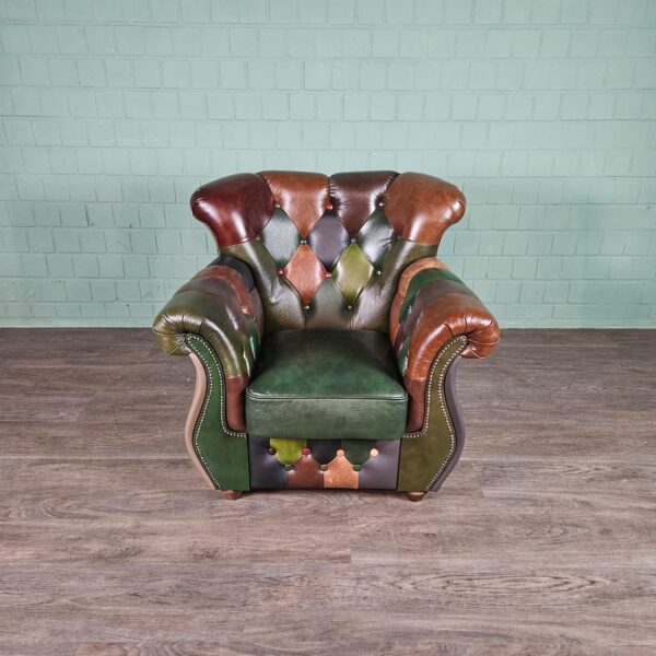 Chesterfield Bankstel Model Jungle 3-1-1 Leder - Afbeelding 15