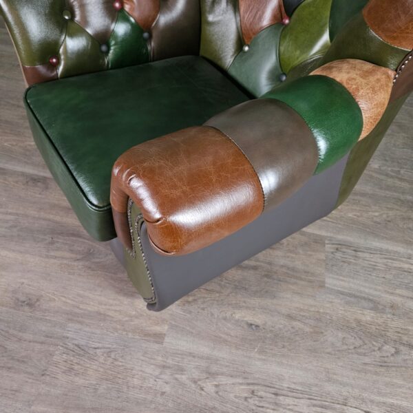 Chesterfield Fauteuil Leder Model Jungle - Afbeelding 7