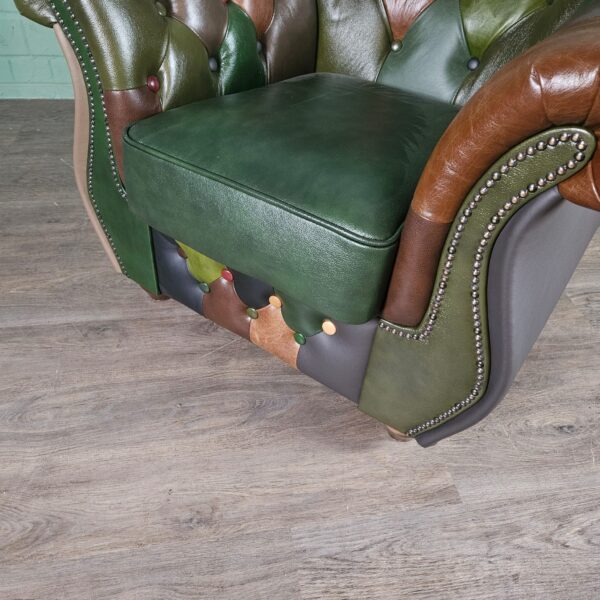 Chesterfield Fauteuil Leder Model Jungle Set - Afbeelding 16