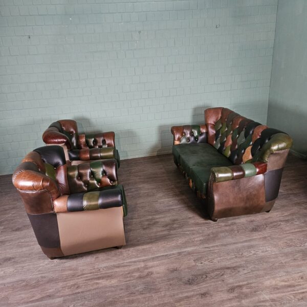 Chesterfield Bankstel Model Jungle 3-1-1 Leder
