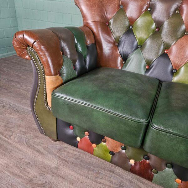 Chesterfield Bank Leder Model Jungle 2,00 m - Afbeelding 7