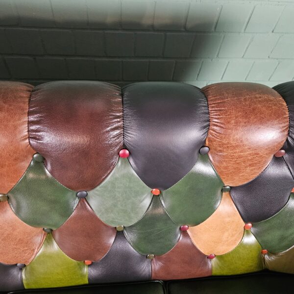 Chesterfield Bank Leder Model Jungle 2,00 m - Afbeelding 9