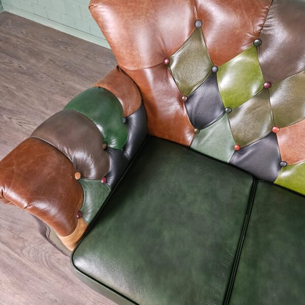 Chesterfield Bankstel Model Jungle 3-1-1 Leder - Afbeelding 7