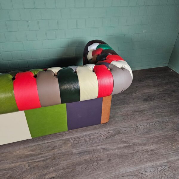 Chesterfield Bank Leder Model Carnaval 2,00 m - Afbeelding 12