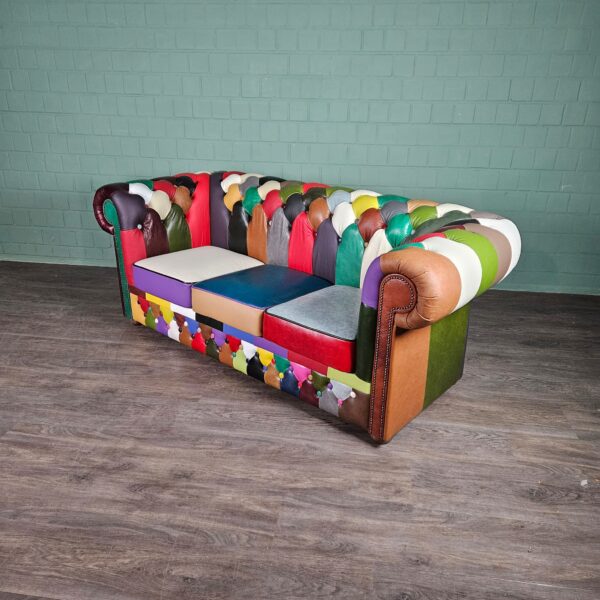Chesterfield Bank Leder Model Carnaval 2,00 m
