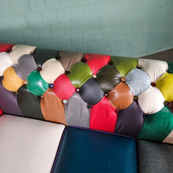 Chesterfield Bank Leder Model Carnaval 2,00 m - Afbeelding 6