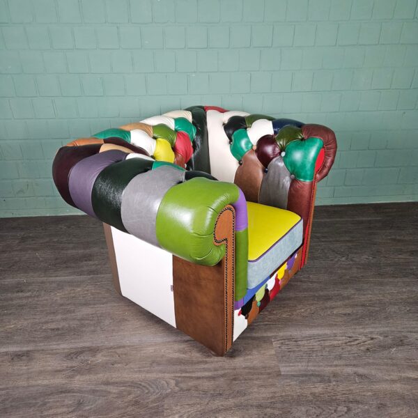 Chesterfield Fauteuil Leder Model Carnaval - Afbeelding 4