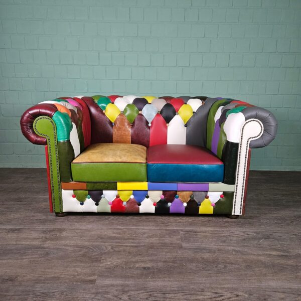 Chesterfield Bank Leder Model Carnaval 1,63 m - Afbeelding 3