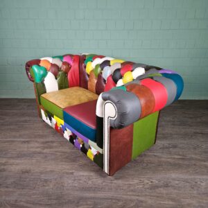 Chesterfield Bank Leder Model Carnaval 1,63 m