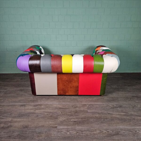 Chesterfield Bank Leder Model Carnaval 1,63 m - Afbeelding 10
