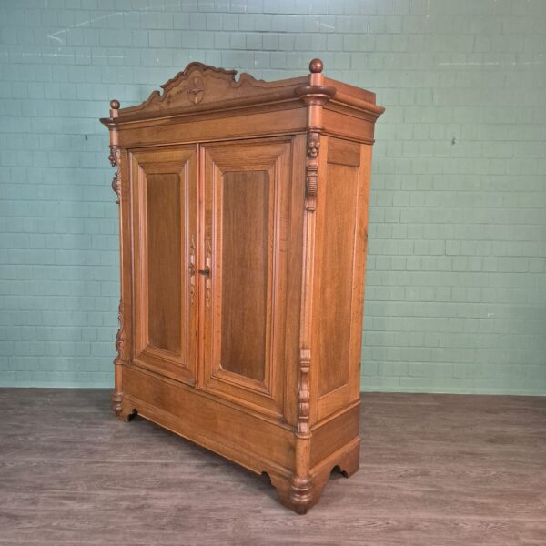 Kast Kledingkast Biedermeier 1840 Eiken