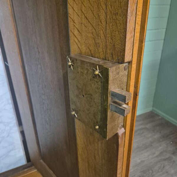 Kast Kledingkast Biedermeier 1840 Eiken - Afbeelding 26