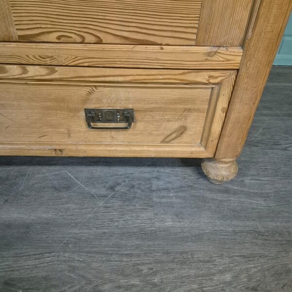 Kast Kledingkast Jugendstil 1900 Grenen - Afbeelding 7