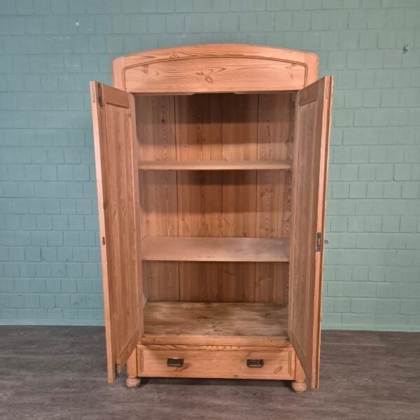 Kast Kledingkast Jugendstil 1900 Grenen - Afbeelding 8