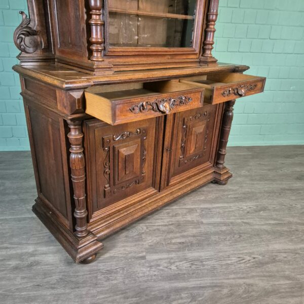 Buffetkast Kast Gründerzeit 1880 Eiken - Afbeelding 18