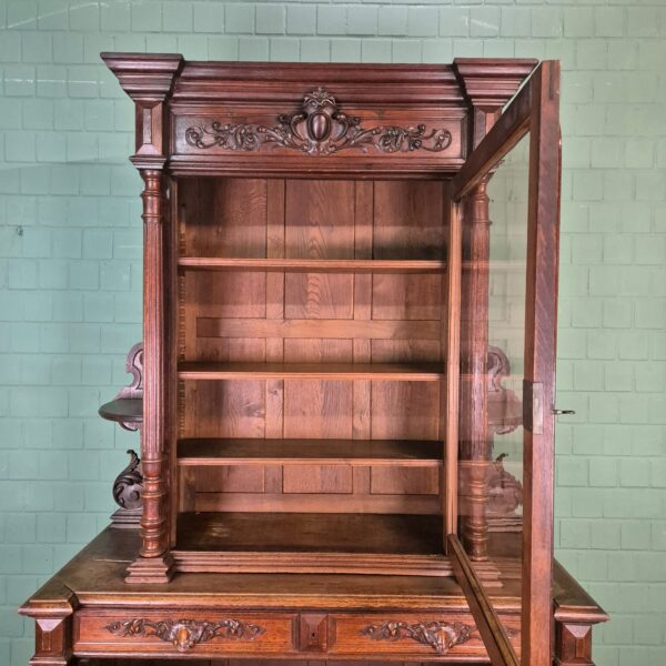 Buffetkast Kast Gründerzeit 1880 Eiken - Afbeelding 16
