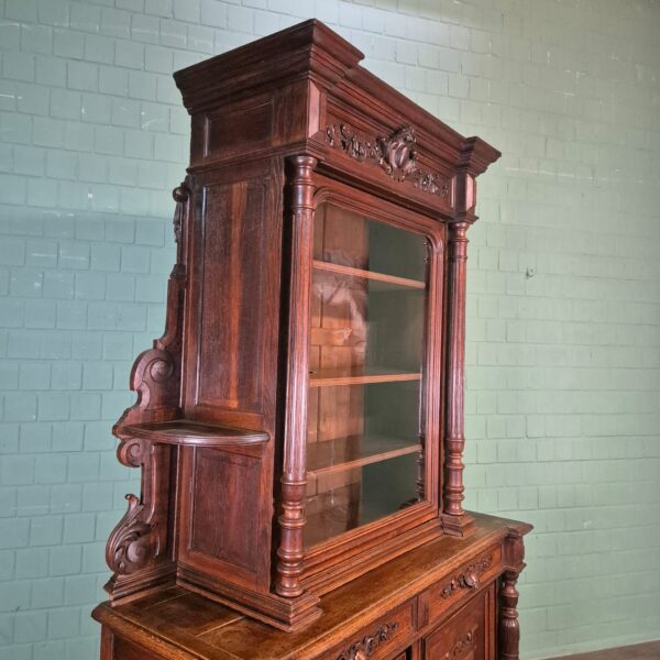 Buffetkast Kast Gründerzeit 1880 Eiken - Afbeelding 6