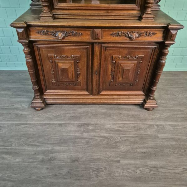 Buffetkast Kast Gründerzeit 1880 Eiken - Afbeelding 9