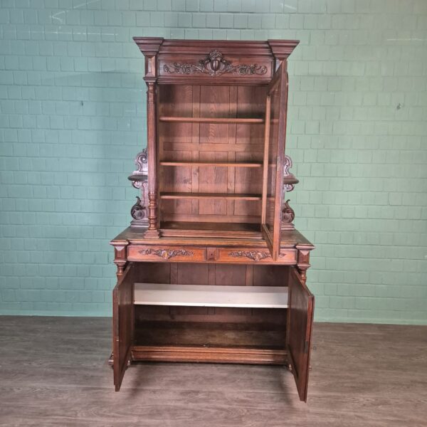 Buffetkast Kast Gründerzeit 1880 Eiken - Afbeelding 15