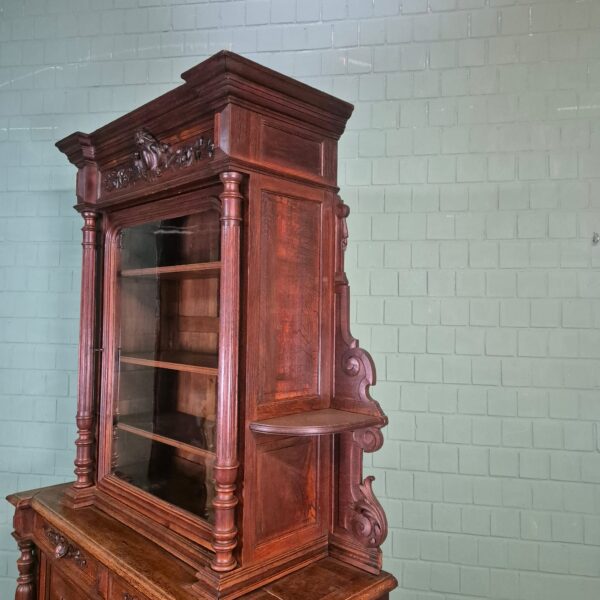 Buffetkast Kast Gründerzeit 1880 Eiken - Afbeelding 13
