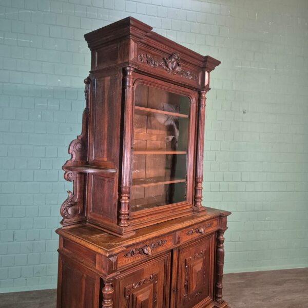 Buffetkast Kast Gründerzeit 1880 Eiken - Afbeelding 5