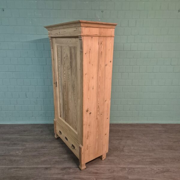Kast Kledingkast Jugendstil 1900 Grenen - Afbeelding 4