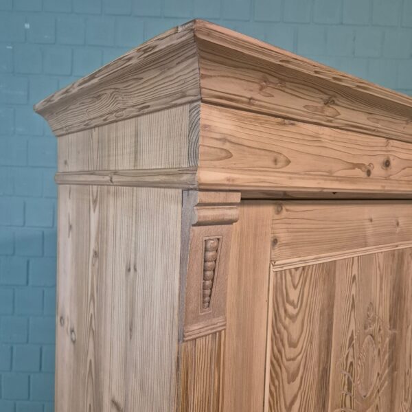 Kast Kledingkast Jugendstil 1900 Grenen - Afbeelding 5
