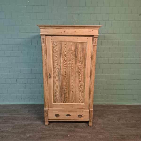 Kast Kledingkast Jugendstil 1900 Grenen - Afbeelding 3