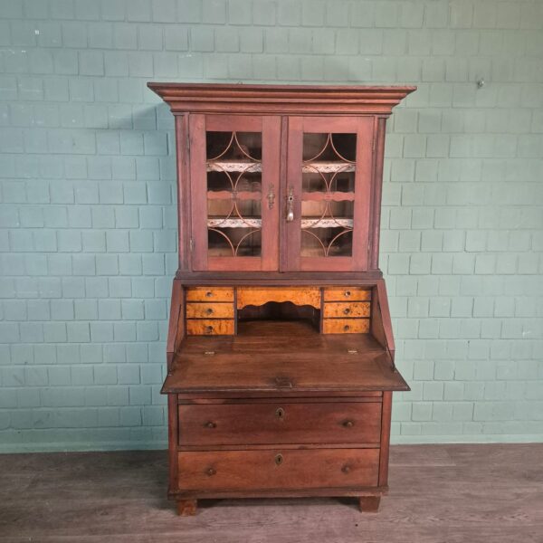 Secretaire Biedermeier 1820 Eiken - Afbeelding 6