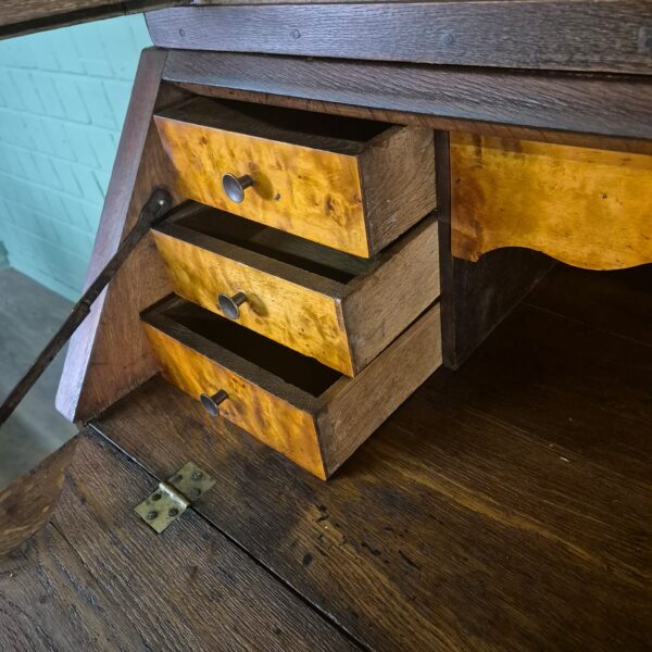 Secretaire Biedermeier 1820 Eiken - Afbeelding 11