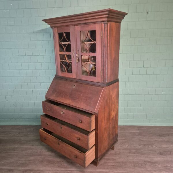 Secretaire Biedermeier 1820 Eiken - Afbeelding 17