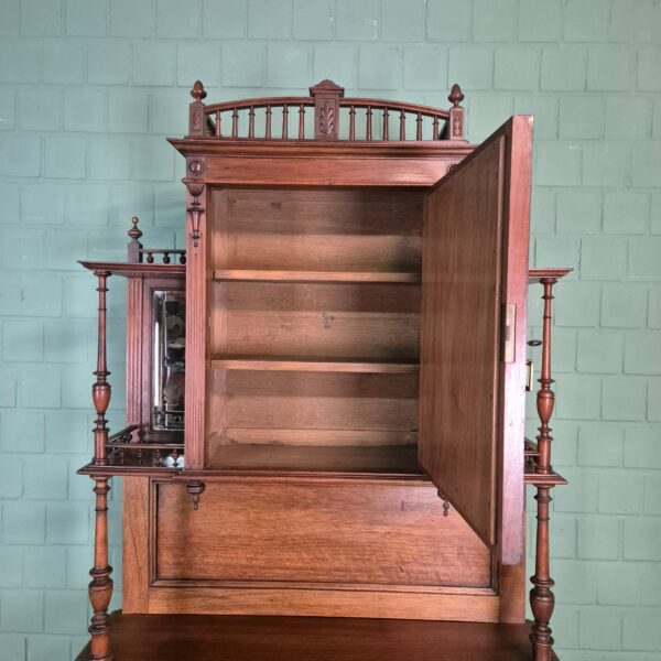 Buffetkast Kast Jugendstil 1910 Noten - Afbeelding 13