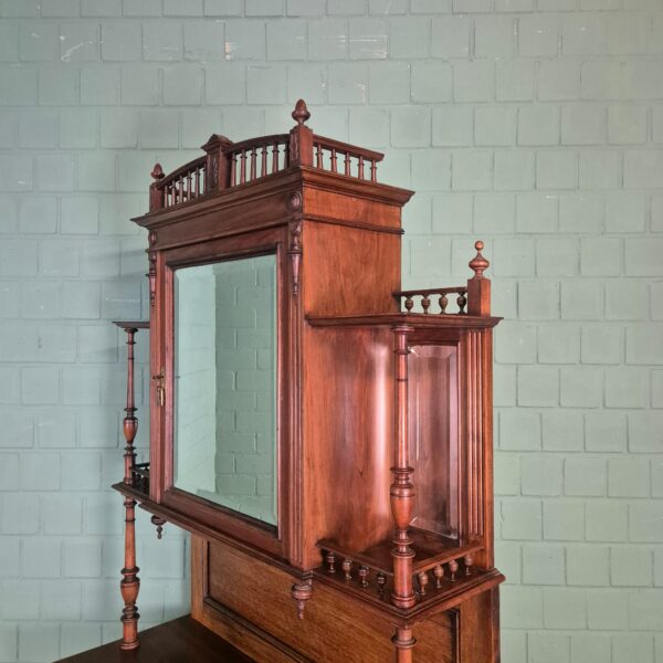 Buffetkast Kast Jugendstil 1910 Noten - Afbeelding 5