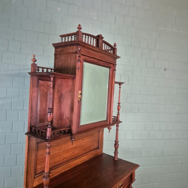 Buffetkast Kast Jugendstil 1910 Noten - Afbeelding 11