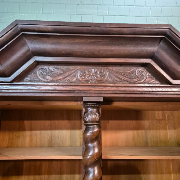 Kast Kledingkast Neo-barok 1910 Eiken - Afbeelding 14