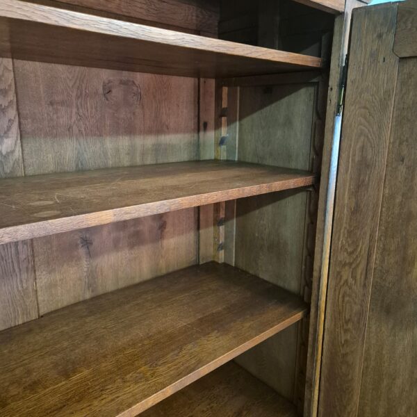 Kast Kledingkast Biedermeier 1840 Eiken - Afbeelding 13