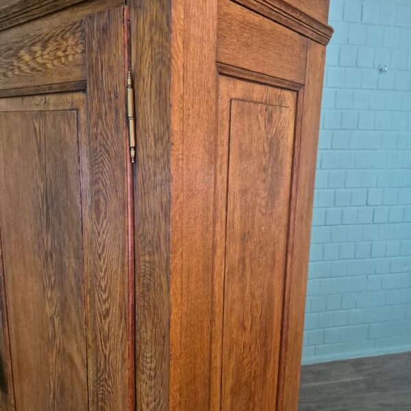 Kast Kledingkast Biedermeier 1840 Eiken - Afbeelding 10