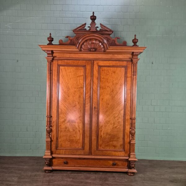 Kast Kledingkast Gründerzeit 1880 Noten - Afbeelding 3