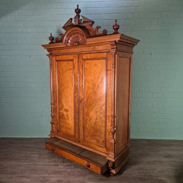 Kast Kledingkast Gründerzeit 1880 Noten - Afbeelding 19