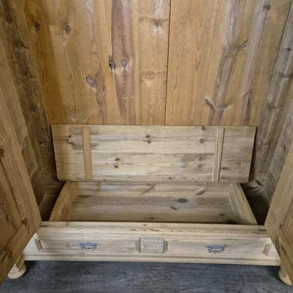 Kast Kledingkast Gründerzeit 1880 Grenen - Afbeelding 15