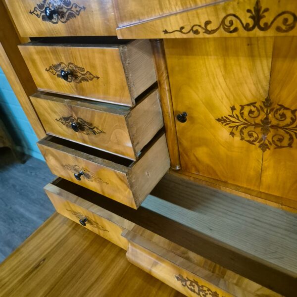 Secretaire Biedermeier 1820 Kersen - Afbeelding 10