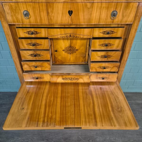 Secretaire Biedermeier 1820 Kersen - Afbeelding 7